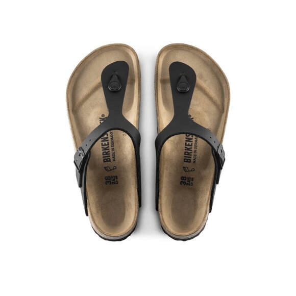 Birkenstock Gizeh Birko-Flor Thong Sandal - Black 43691-260